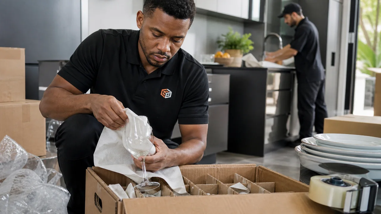 How to Pack Glassware and Dishes